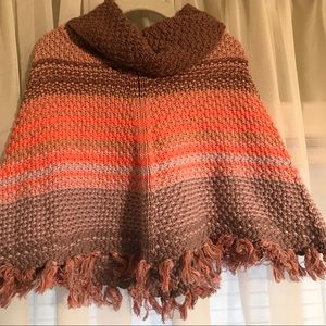 Toddler girls poncho